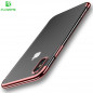 Coque silicone gel FLOVEME 3D Plating contours métallisé Apple iPhone X/Xs