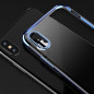 Coque silicone gel FLOVEME 3D Plating contours métallisé Apple iPhone X/Xs