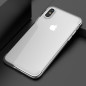 Coque silicone gel FLOVEME 3D Plating contours métallisé Apple iPhone X/Xs