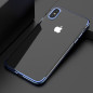 Coque silicone gel FLOVEME 3D Plating contours métallisé Apple iPhone X/Xs