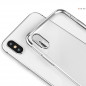 Coque silicone gel FLOVEME 3D Plating contours métallisé Apple iPhone X/Xs
