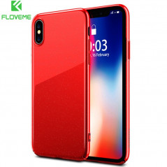 Coque rigide FLOVEME Sparking Series Apple iPhone X Rouge