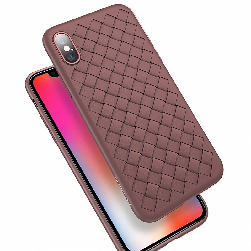 Coque silicone gel FLOVEME TRECCIA Series Apple iPhone X/Xs