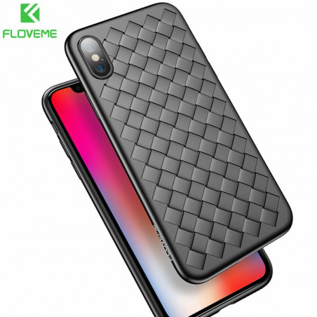 Coque silicone gel FLOVEME TRECCIA Series Apple iPhone X/XS