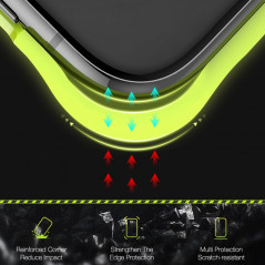Coque rigide FLOVEME contours Bumper antichoc Apple iPhone X