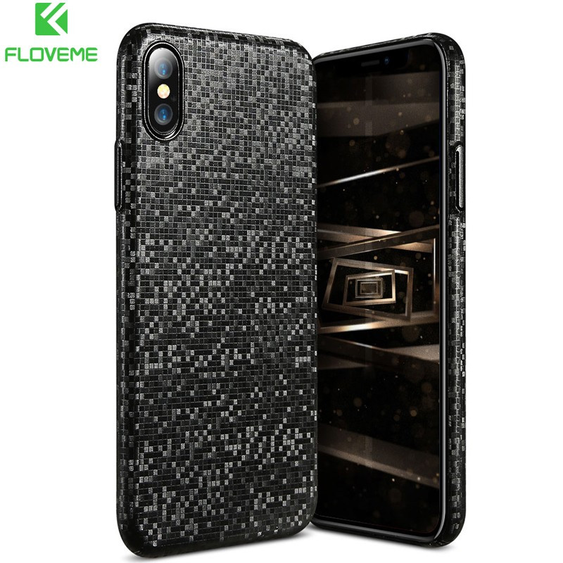 Coque rigide FLOVEME Mosaic Series Apple iPhone X/Xs