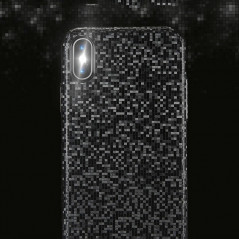 Coque rigide FLOVEME Mosaic Series Apple iPhone X Noir