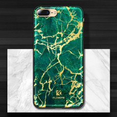 Coque rigide FLOVEME Effet Marbré Apple iPhone 7/8 Plus Vert