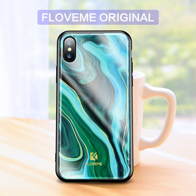 Coque rigide FLOVEME Agate Series Apple iPhone X/Xs