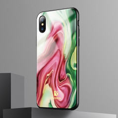 Coque rigide FLOVEME Agate Series Apple iPhone X Rouge