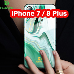 Coque rigide FLOVEME Agate Series Apple iPhone 7/8 Plus Vert