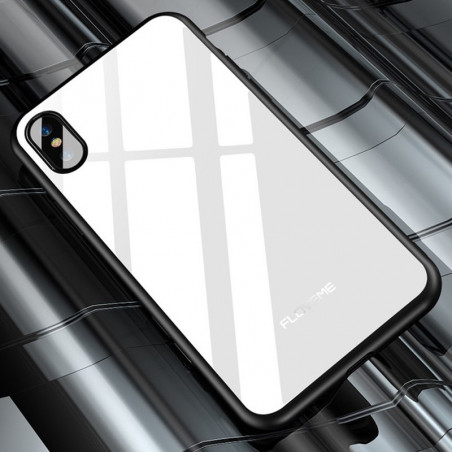 Coque rigide FLOVEME Vitros Series Apple iPhone X Blanc