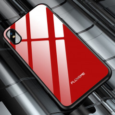 Coque rigide FLOVEME Vitros Series Apple iPhone X Rouge