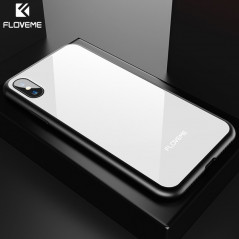 Coque rigide FLOVEME Vitros Series Apple iPhone X Blanc