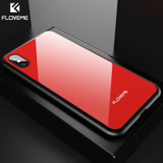 Coque rigide FLOVEME Vitros Series Apple iPhone X Rouge