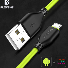 Câble USB 1m FLOVEME Reversible Lightning-MicroUSB