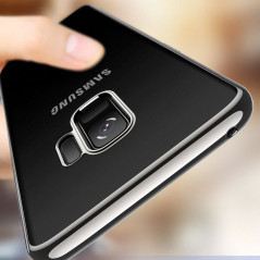 Coque silicone gel ESR 3D Plating contours métallisés Samsung Galaxy S9 Noir