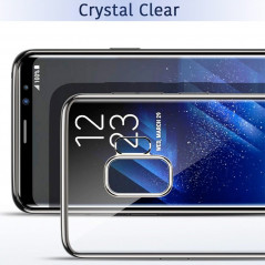 Coque silicone gel ESR 3D Plating contours métallisés Samsung Galaxy S9 Noir