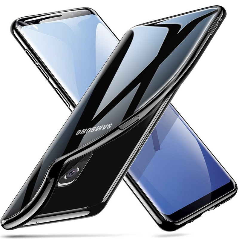 Coque silicone gel ESR 3D Plating contours métallisés Samsung Galaxy S9