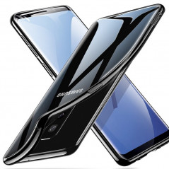 Coque silicone gel ESR 3D Plating contours métallisés Samsung Galaxy S9 Plus Noir