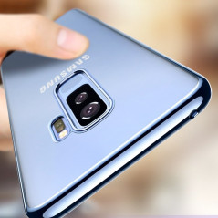 Coque silicone gel ESR 3D Plating contours métallisés Samsung Galaxy S9 Plus Bleu