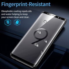 Protection écran verre trempé intégrale ESR avec contour Samsung Galaxy S9 Noir