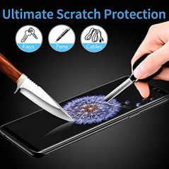 Protection écran verre trempé intégrale ESR avec contour Samsung Galaxy S9 Plus Noir