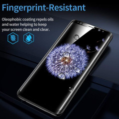 Protection écran verre trempé intégrale ESR avec contour Samsung Galaxy S9 Plus Noir