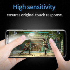 Protection écran verre trempé intégrale ESR avec contour Samsung Galaxy S9 Plus Noir