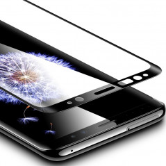 Protection écran verre trempé intégrale ESR avec contour Samsung Galaxy S9 Plus Noir - Noir