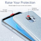 Coque rigide ESR pailletée étincelante Samsung Galaxy S9