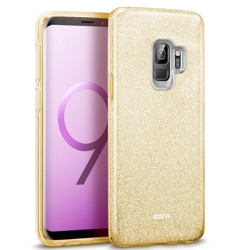 Coque rigide ESR pailletée étincelante Samsung Galaxy S9