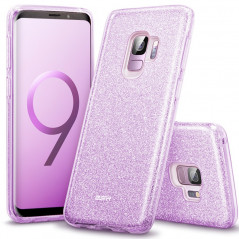 Coque rigide ESR pailletée étincelante Samsung Galaxy S9 Violet