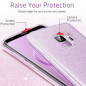 Coque rigide ESR pailletée étincelante Samsung Galaxy S9