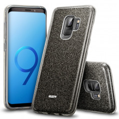 Coque rigide ESR pailletée étincelante Samsung Galaxy S9 Noir