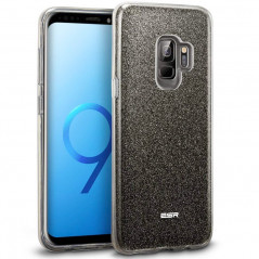 Coque rigide ESR pailletée étincelante Samsung Galaxy S9 Noir