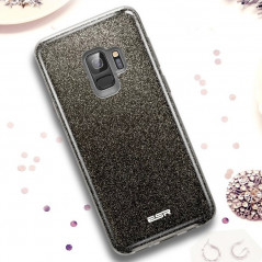 Coque rigide ESR pailletée étincelante Samsung Galaxy S9 Noir