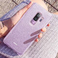 Coque rigide ESR pailletée étincelante Samsung Galaxy S9 Plus Violet