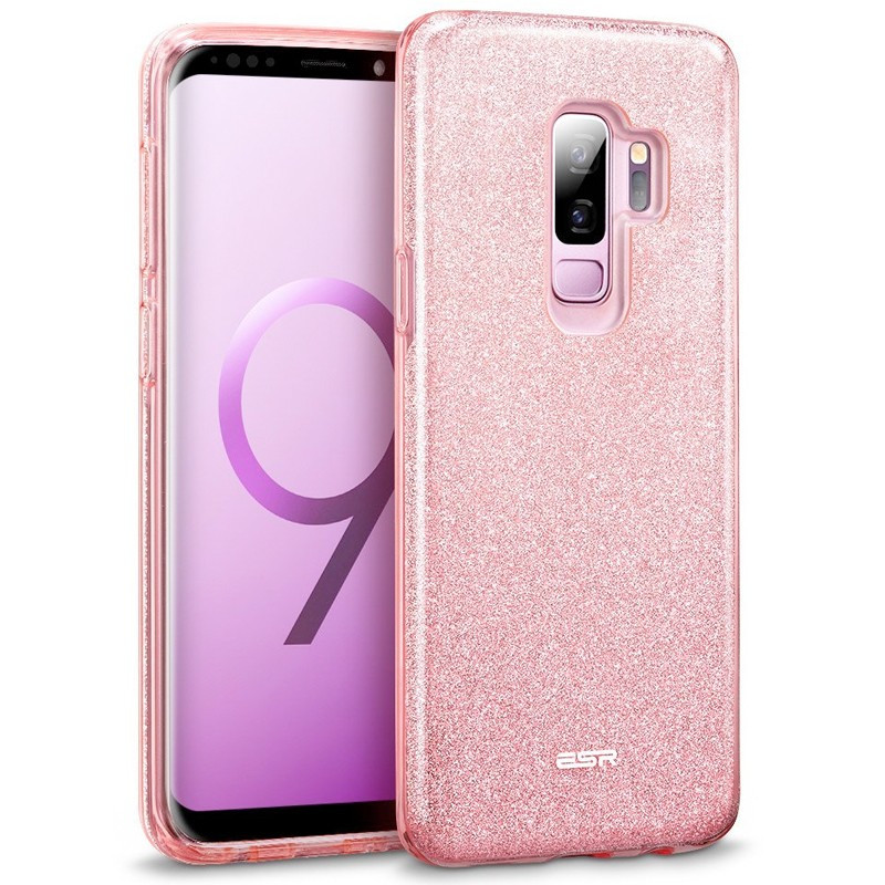 Coque rigide ESR pailletée étincelante Samsung Galaxy S9 Plus