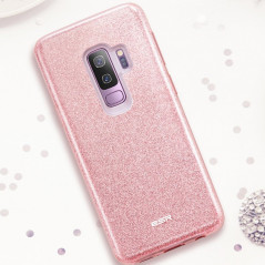 Coque rigide ESR pailletée étincelante Samsung Galaxy S9 Plus Rose
