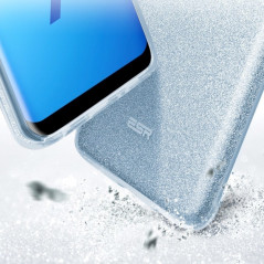 Coque rigide ESR pailletée étincelante Samsung Galaxy S9 Plus Bleu