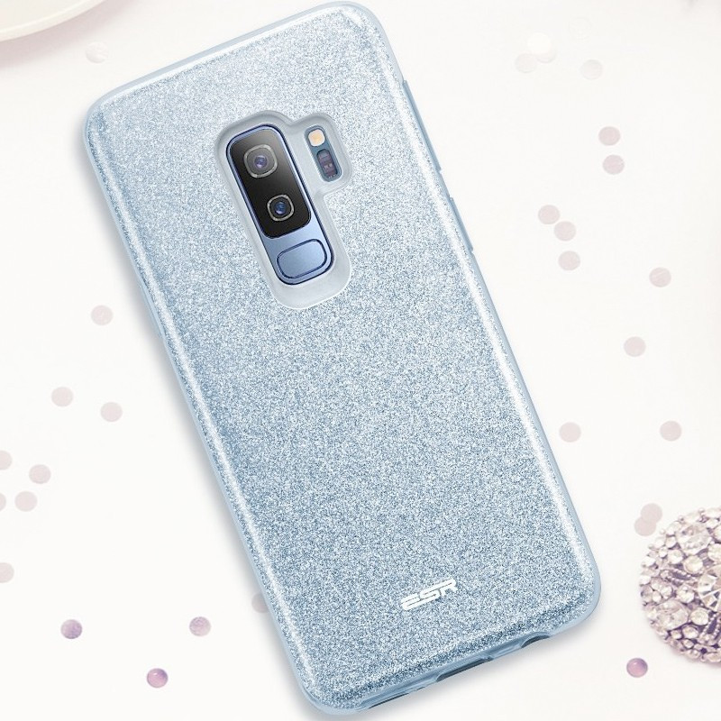 Coque rigide ESR pailletée étincelante Samsung Galaxy S9 Plus