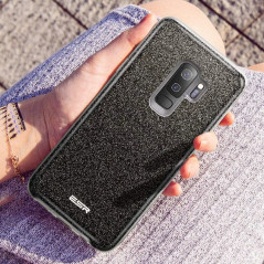 Coque rigide ESR pailletée étincelante Samsung Galaxy S9 Plus Noir