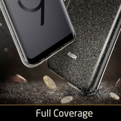 Coque rigide ESR pailletée étincelante Samsung Galaxy S9 Plus Noir