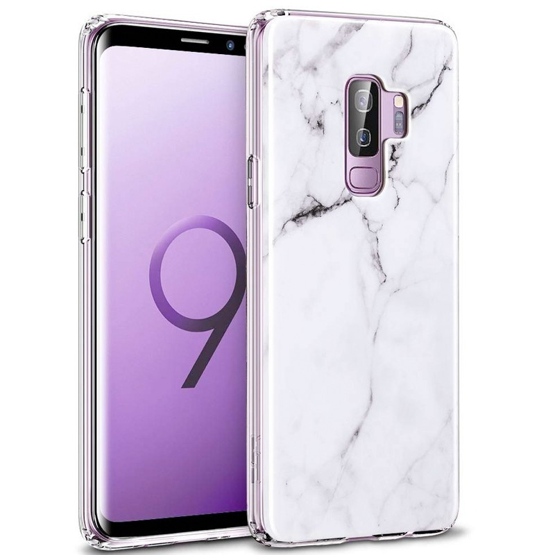 ريد هوت Coque silicone gel ESR Effet Marbré Samsung Galaxy S9|Envoi gratuit.