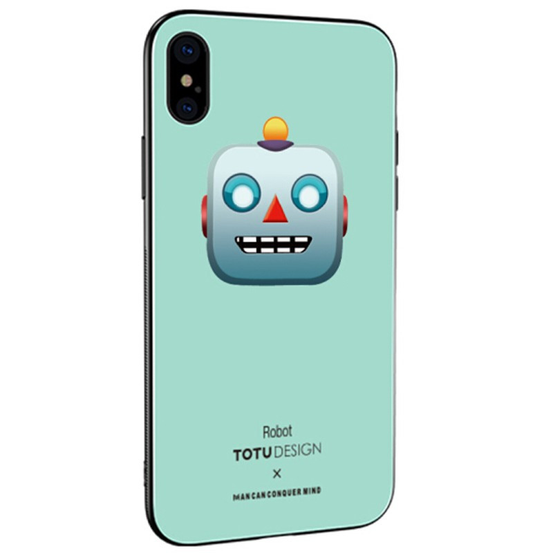 Coque rigide TOTUDesign Vitros Animoji Series Apple iPhone X/Xs Robot