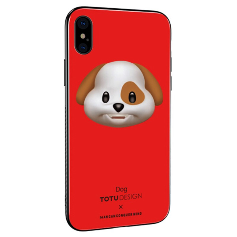 Coque rigide TOTUDesign Vitros Animoji Series Apple iPhone X/Xs Dog
