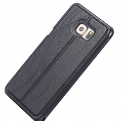 Etui folio Smart Answer Samsung Galaxy S6 Edge Plus Noir
