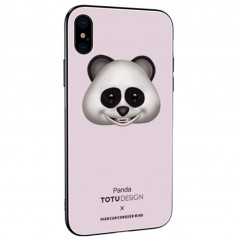 Coque rigide TOTUDesign Vitros Animoji Series Apple iPhone X Panda