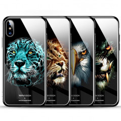 Coque rigide TOTUDesign Vitros Animals Series Apple iPhone X Loup